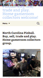 Mobile Screenshot of northcarolinapinball.com